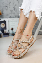 Rope Sandals Cream - Swordslife