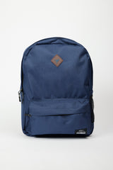 Men's Navy Blue Logo School Backpack