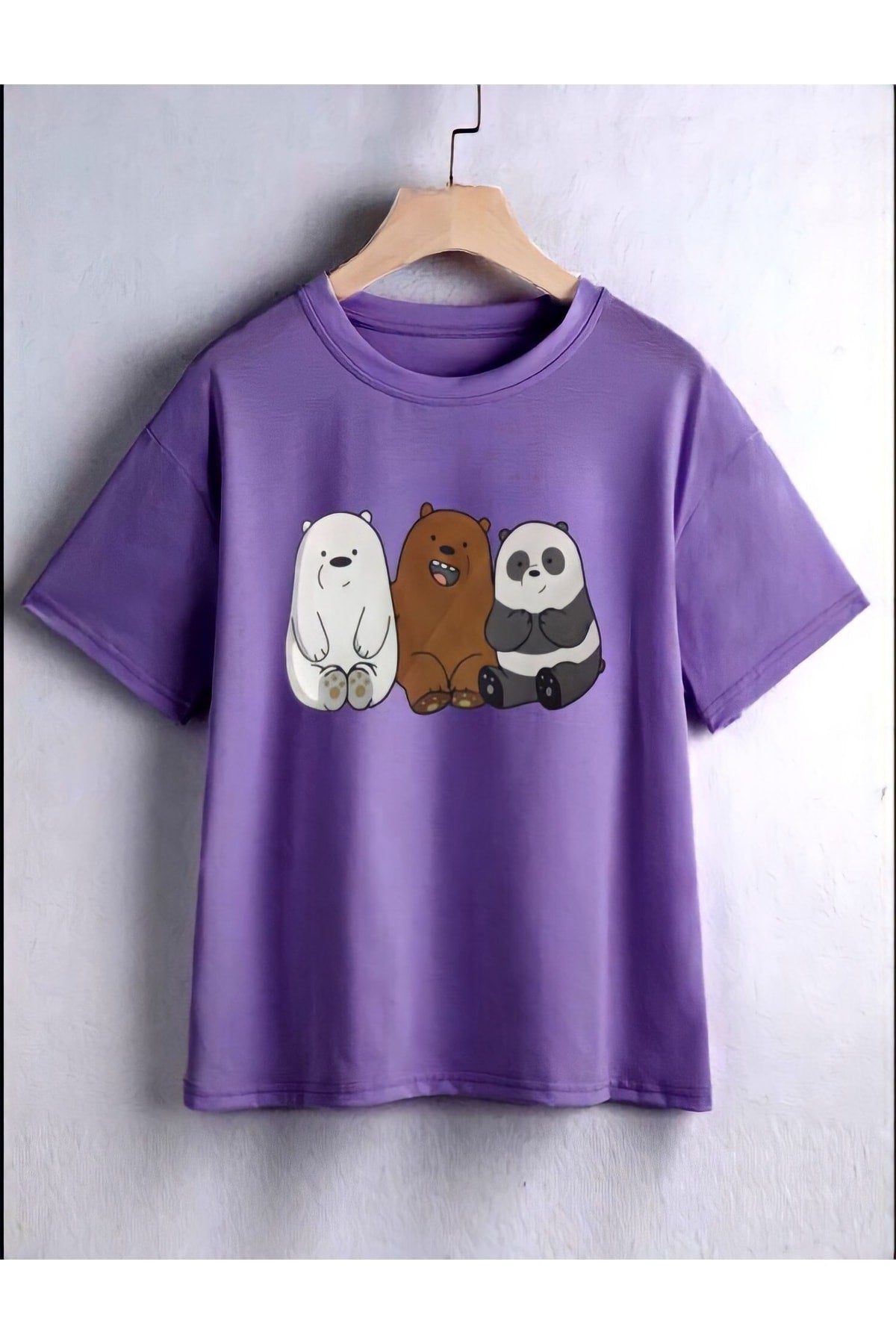 Pandas Printed Girls/Boys T-Shirt