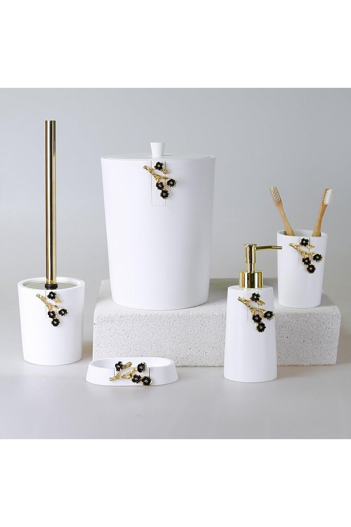 Bergamo Bathroom Set White - Swordslife