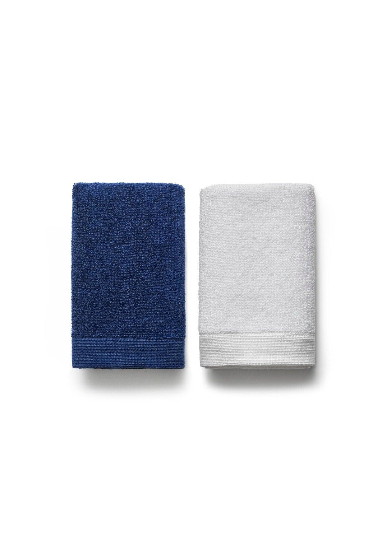 Navy Blue White VIP Special Production Antiviral&Antibacterial 2-Purpose Towel - Swordslife