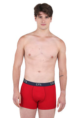Pack Boxer Diamond Red Printed Red