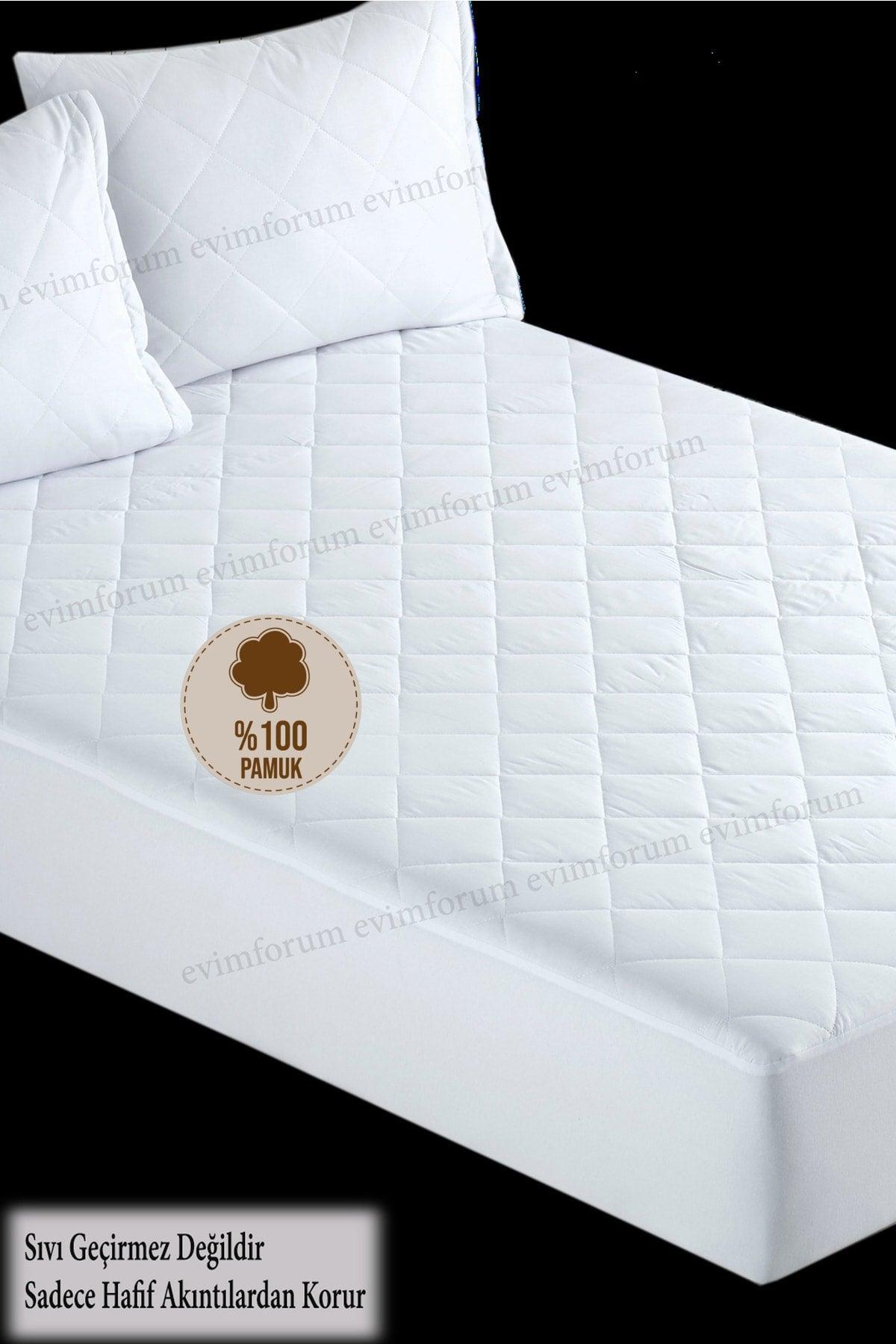 Pamukkale Mattress Quilted Fitted Mattress Protector 100% Cotton Mattress - Swordslife