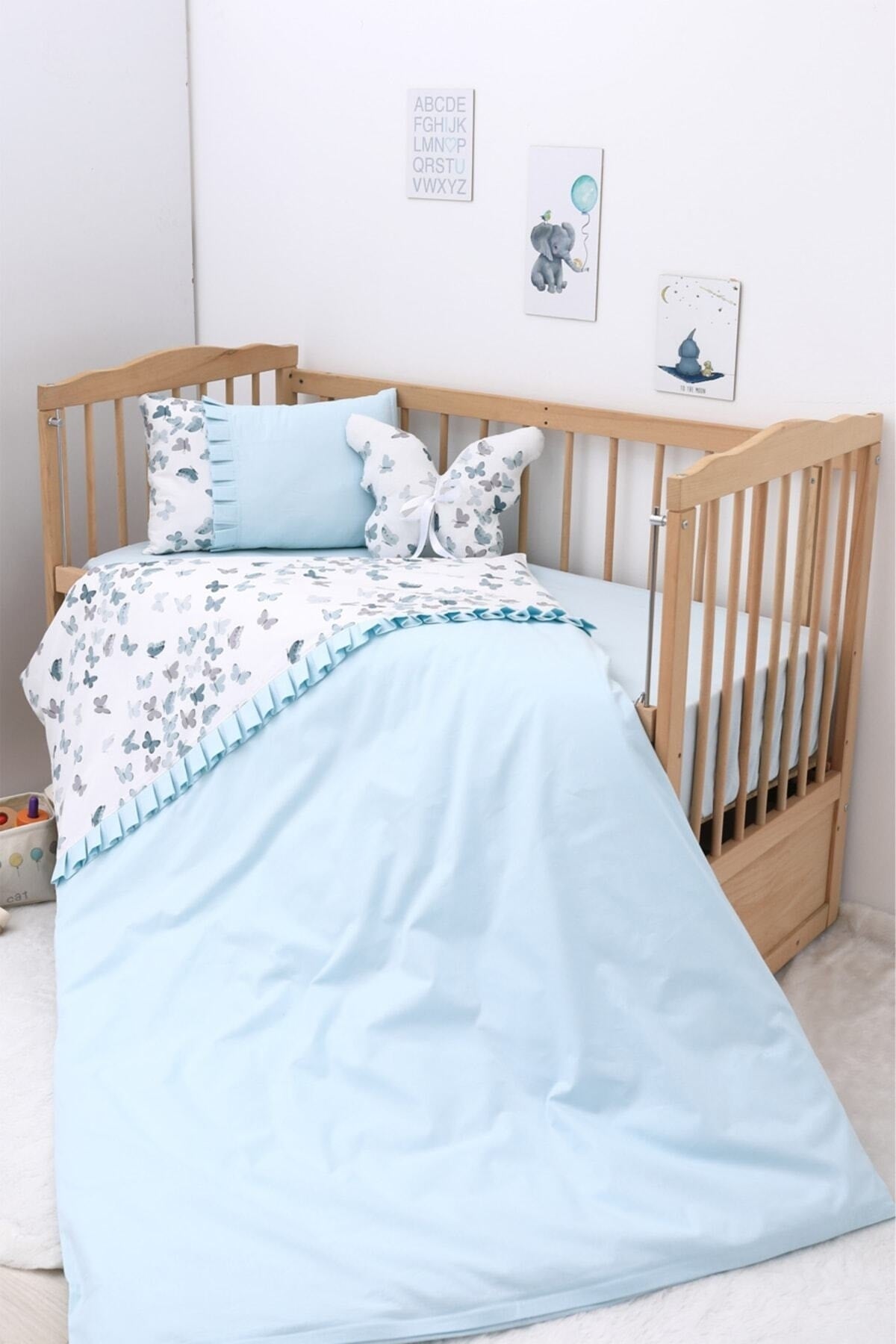 Baby Duvet Cover Set, Bed Sheet - 100% Cotton