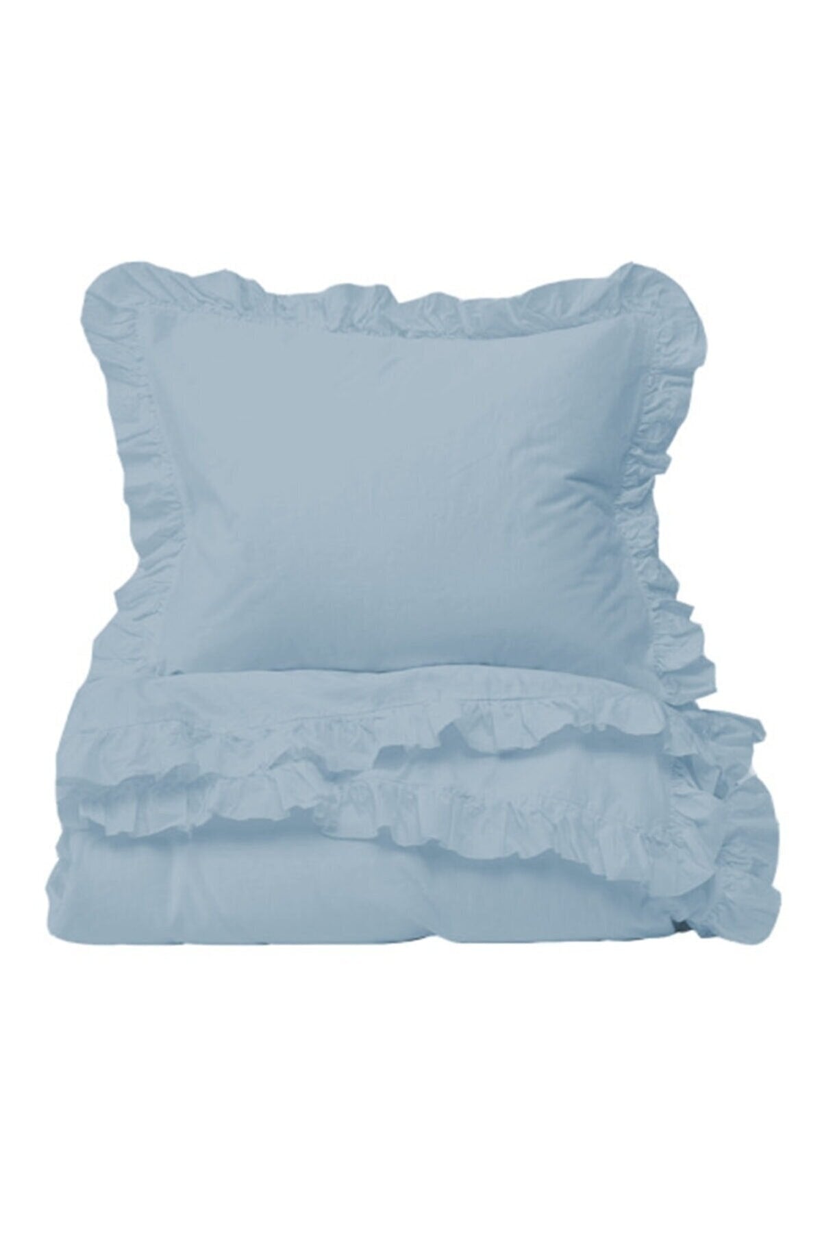 Bright Future Frilly Baby Duvet Cover Set