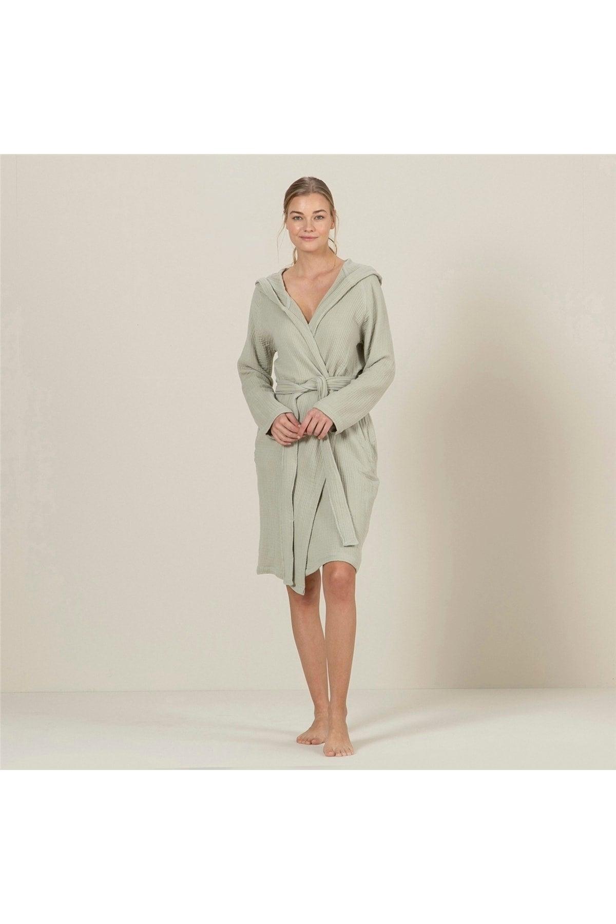 Armin Unisex Bathrobe Sage - Swordslife