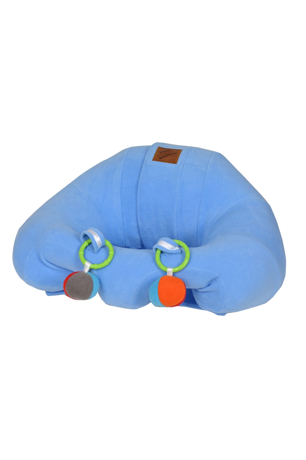 Rattle Blue Baby Sitting Support Cushion Baby Seat
