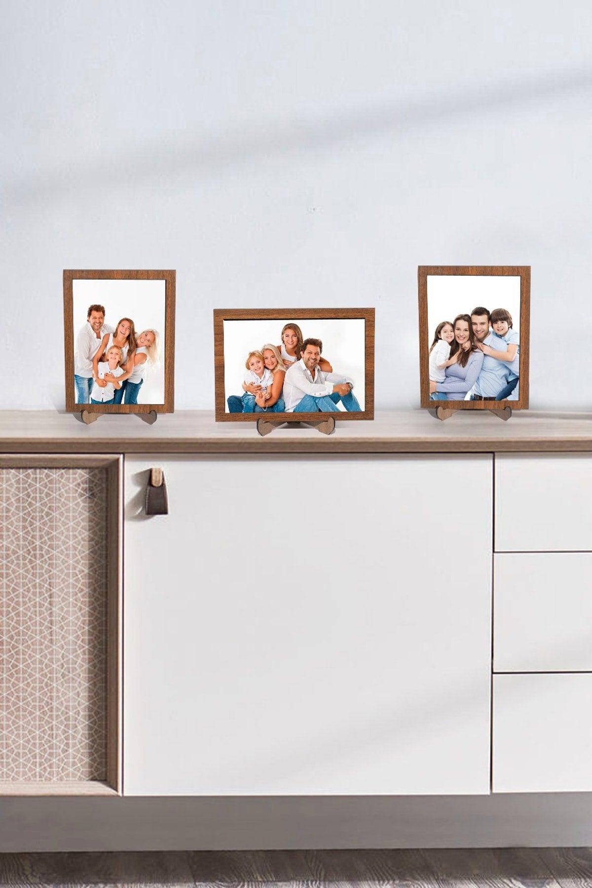 3 Wooden Footed Picture Frames 13x18 Suitable for Picture (without glass) - Swordslife