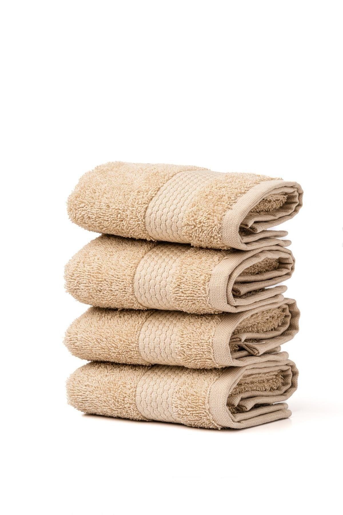 | Minerva | 100% Natural Cotton Set of 4 Guest Towels - Swordslife