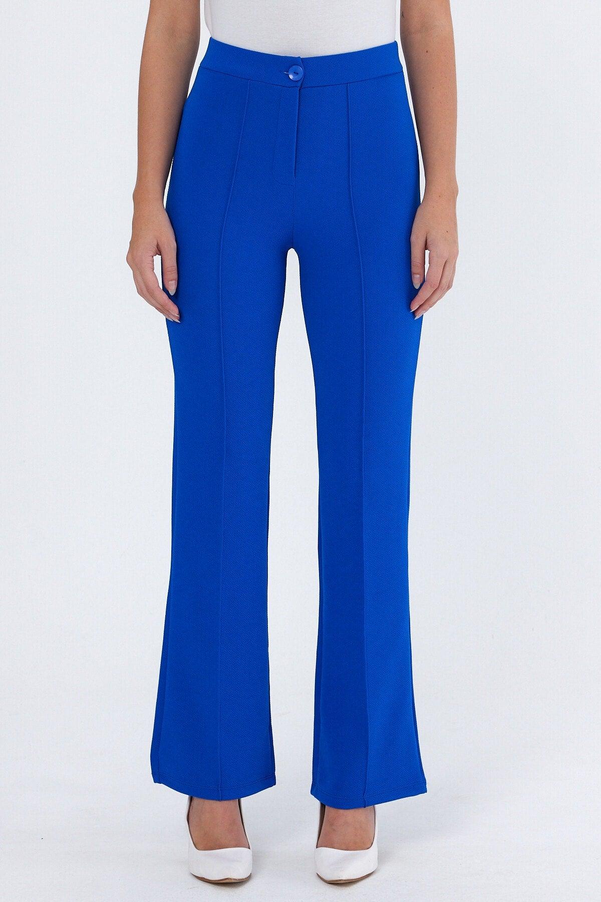 Women's Saks High Waist Gatherer Spanish Leg Palazzo Pants - Swordslife