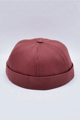 Claret Red 100% Cotton Cap Docker Hat