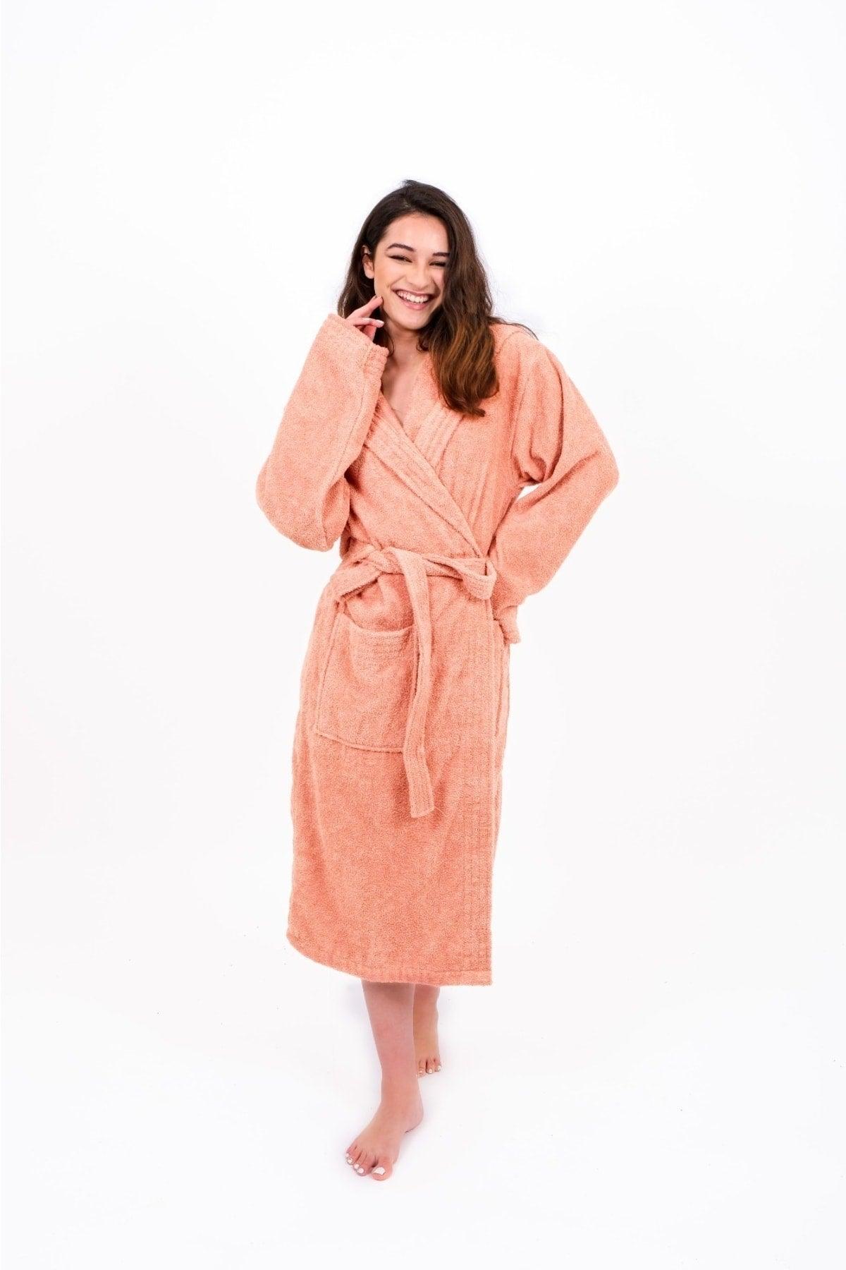 Oversized Cotton Hooded Unisex Female-Men Bathrobe - Swordslife