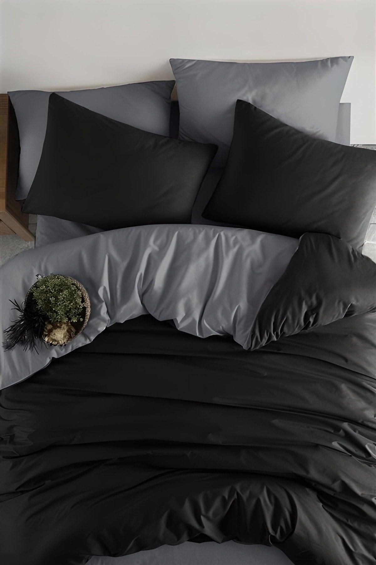 Double Sided Double Duvet Cover Set With Elastic Sheet - Swordslife