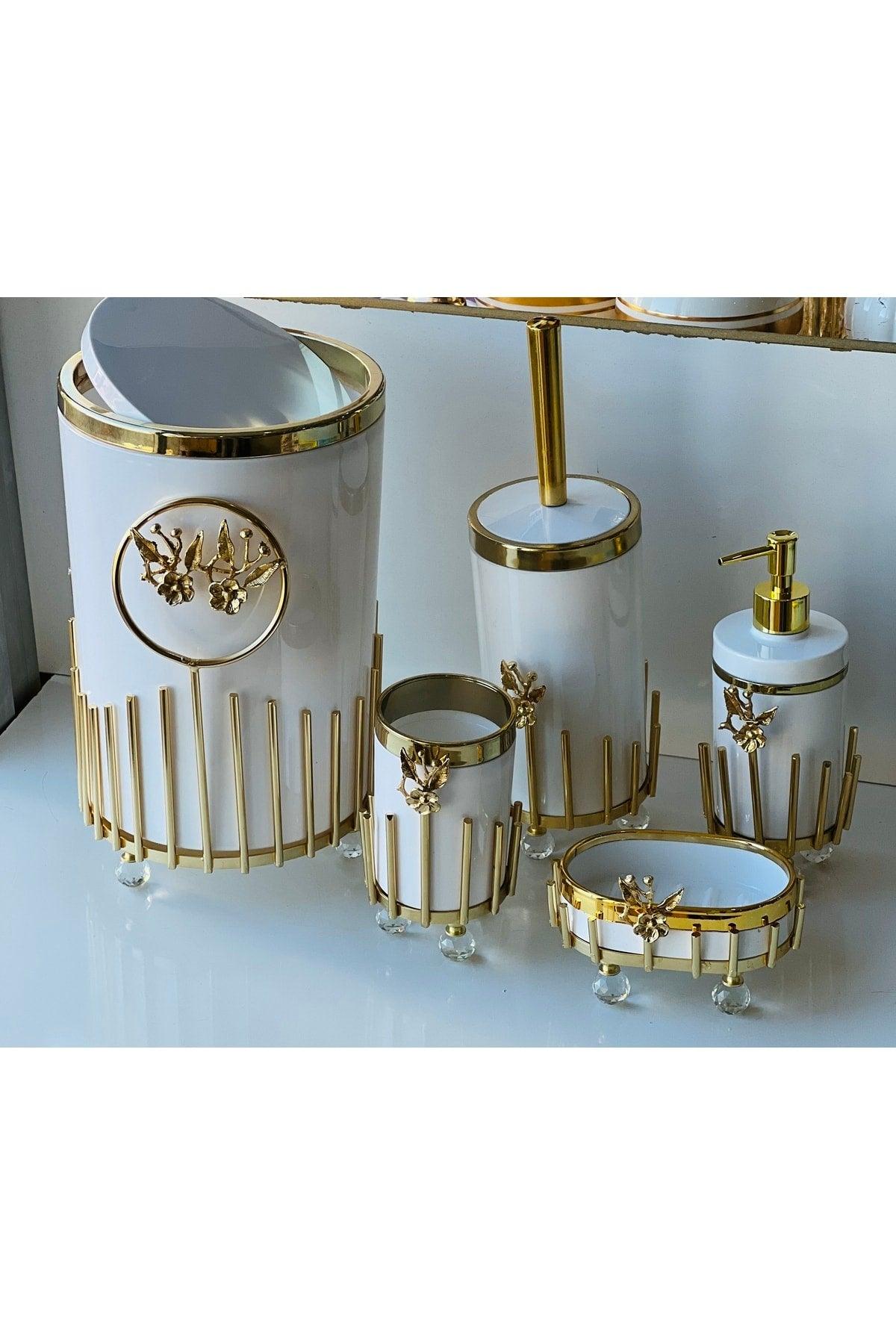 Japanese Rose Gold 5 Piece Bath Set - Swordslife