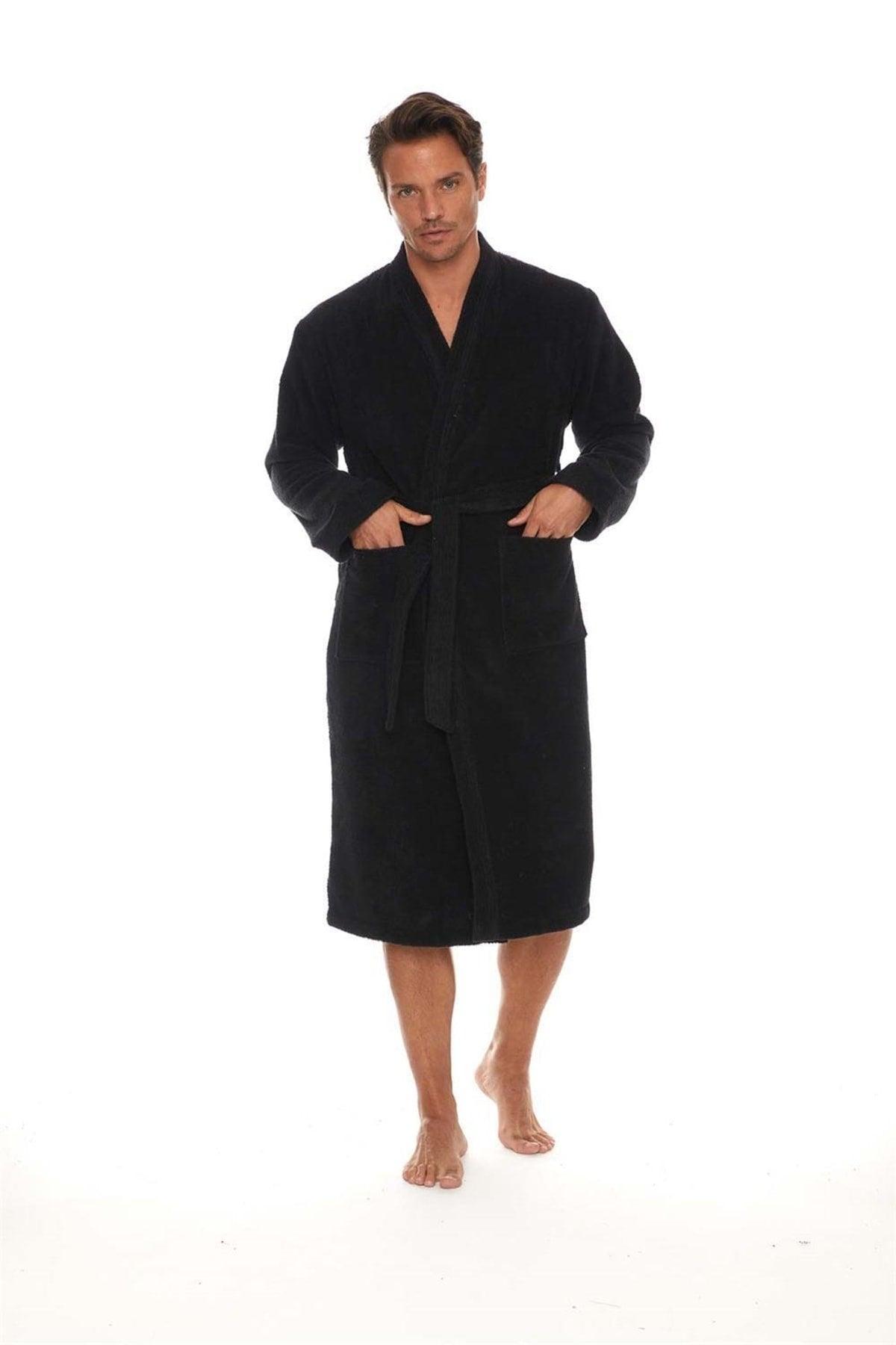 100% Organic Cotton Kimono Extra Soft Men's Bathrobe - Swordslife