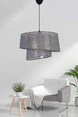 Cıntre Pendant Lamp Chandelier Black