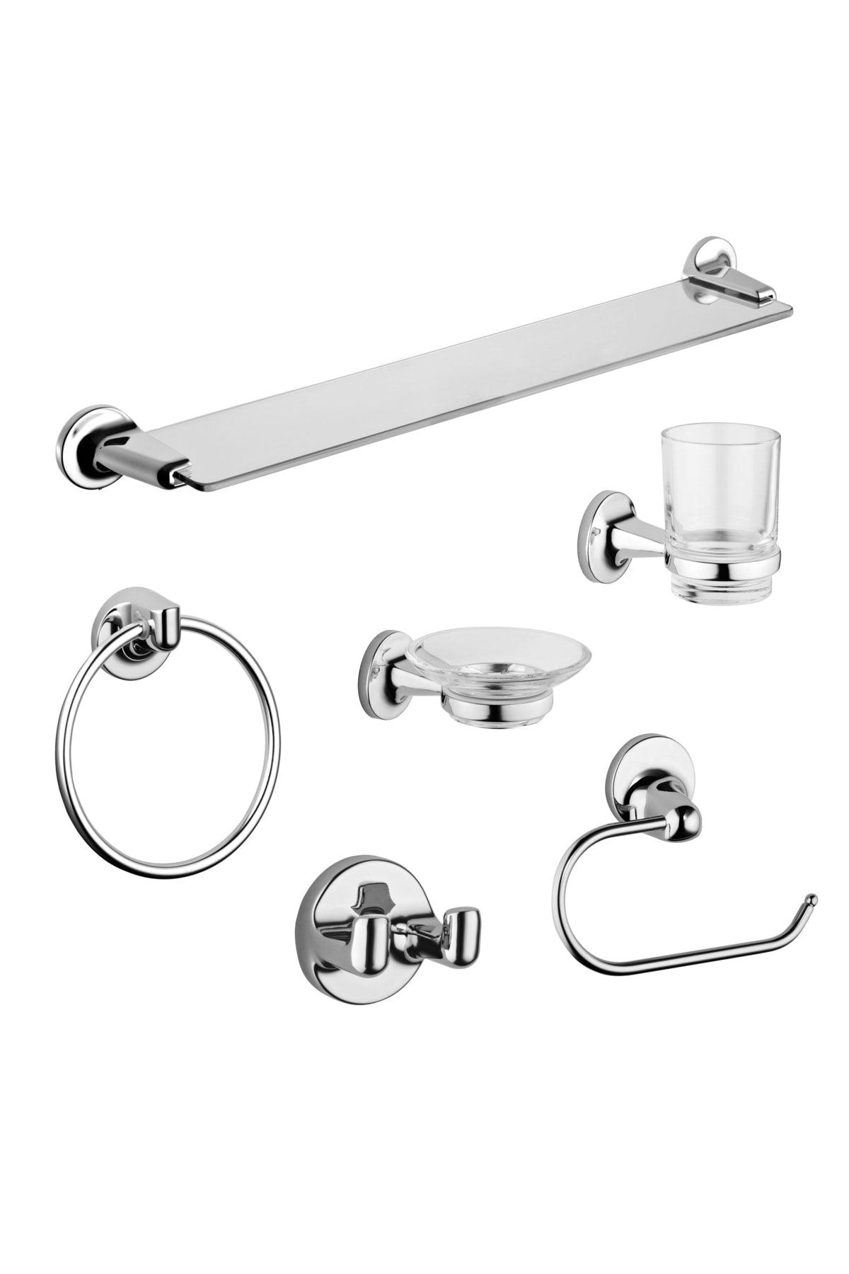 Marine A44924 Accessory Set, 6 Pieces, Chrome - Swordslife