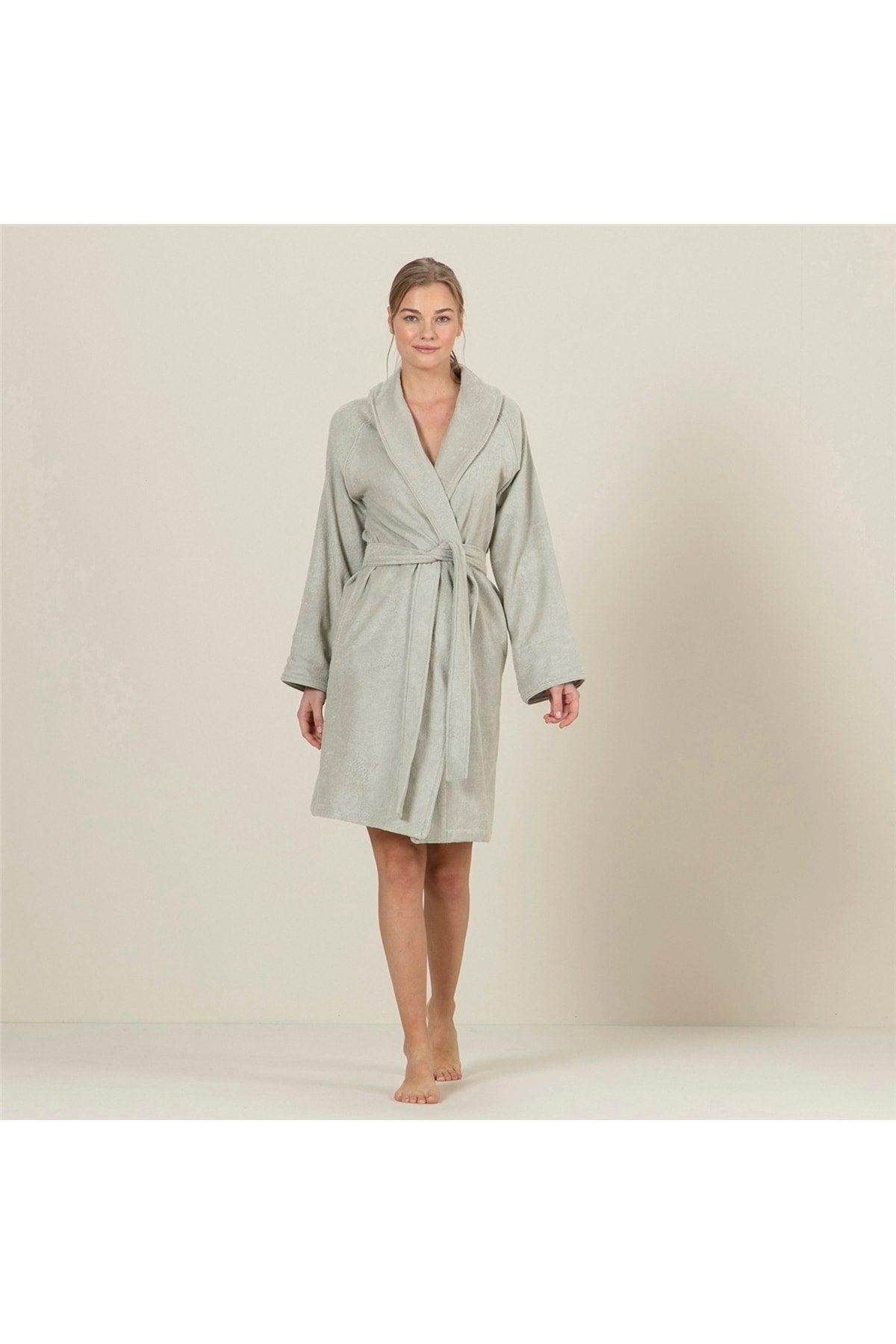 Solid Unisex Bathrobe Sage - Swordslife