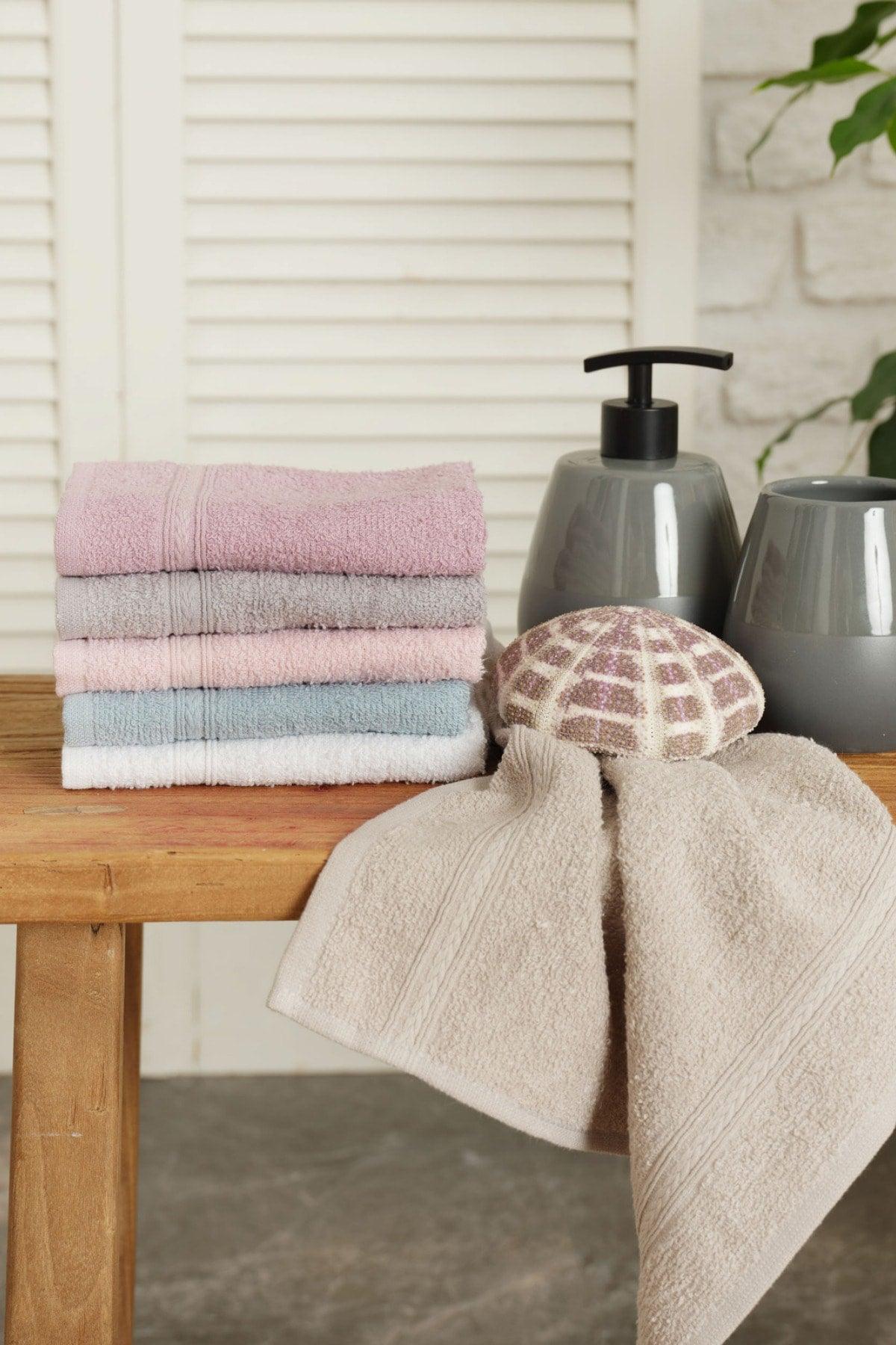 Maren Colored 6 Pcs Towel Set - Swordslife