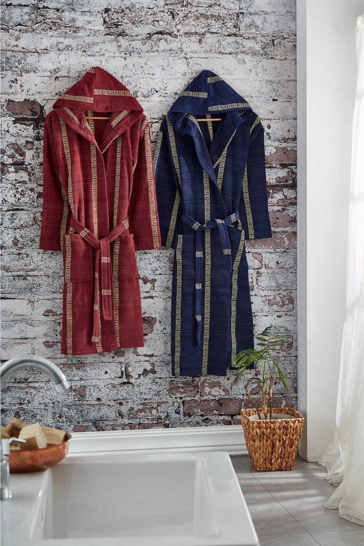 Embroidered Special Production Double Bathrobe Set - Swordslife