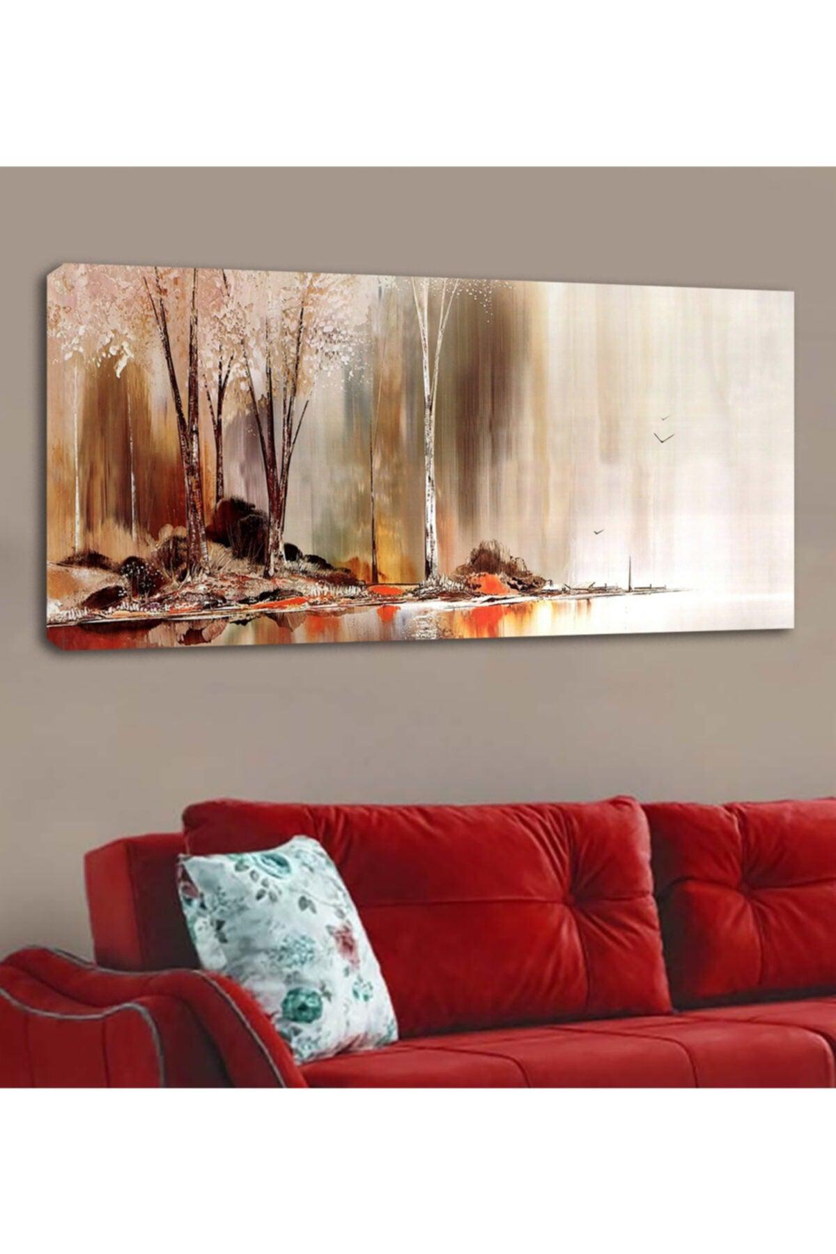 Extra Giant Size Luxury Canvas Painting Gouache Landscape - Swordslife