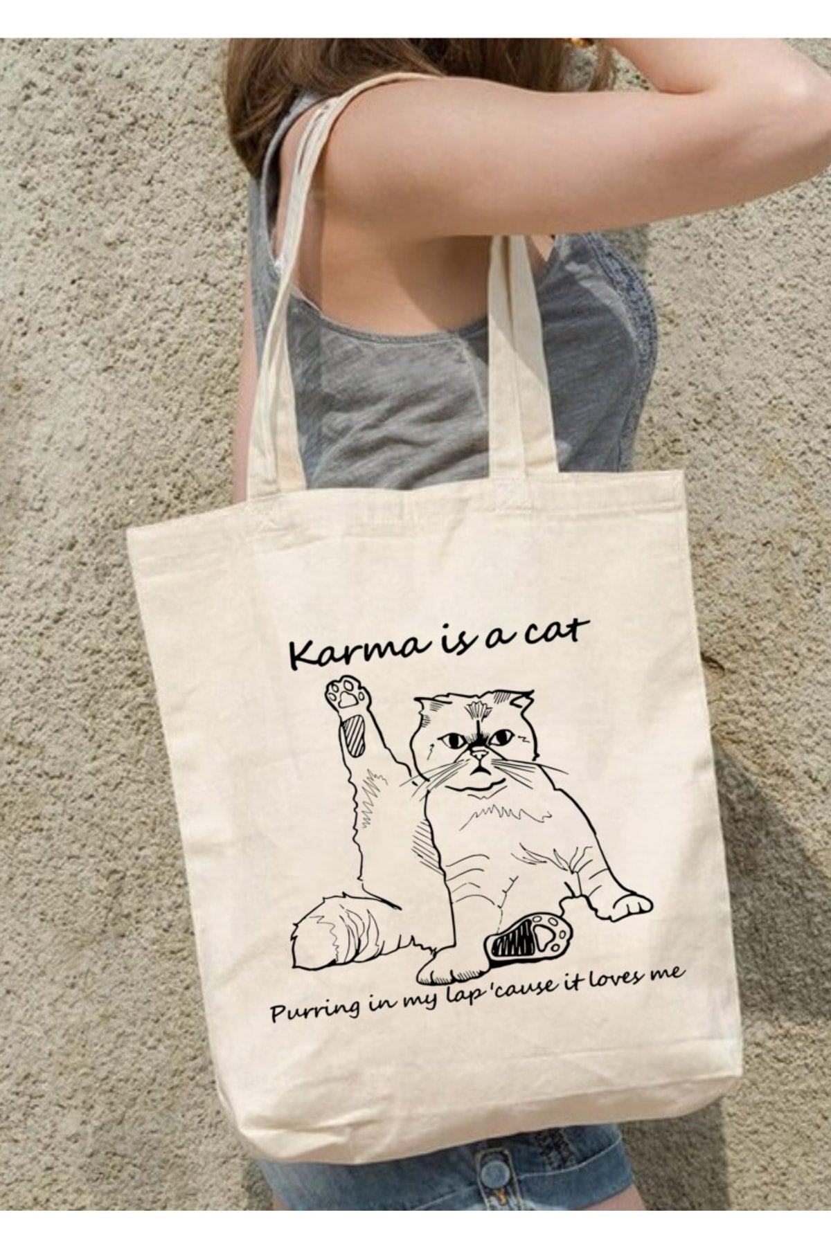 Karma Is A Cat Taylor Swift Tote Tote Bag