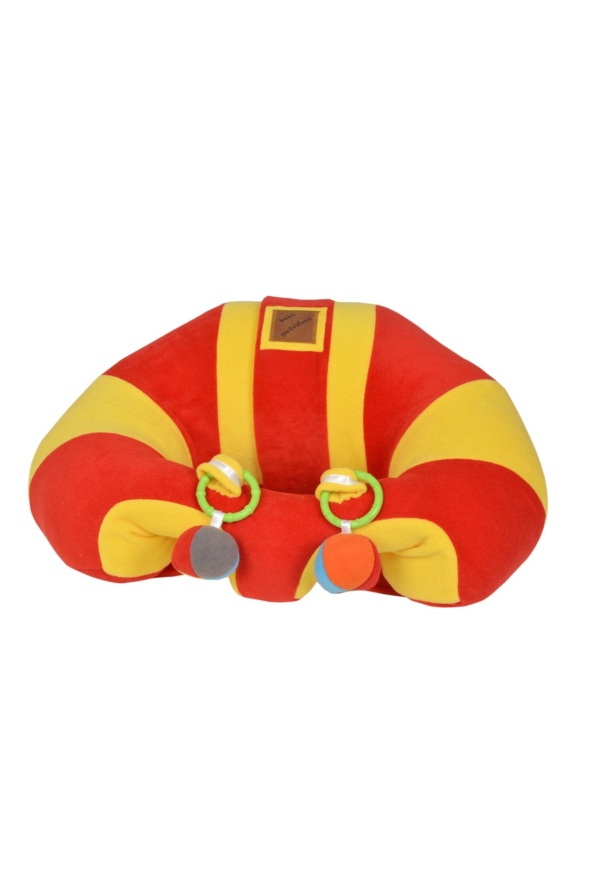 Rattle Red Yellow Baby Sitting Support Cushion Baby Seat