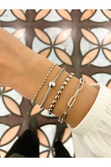 Top Sport Silver Quadruple Combination Bracelet - Swordslife