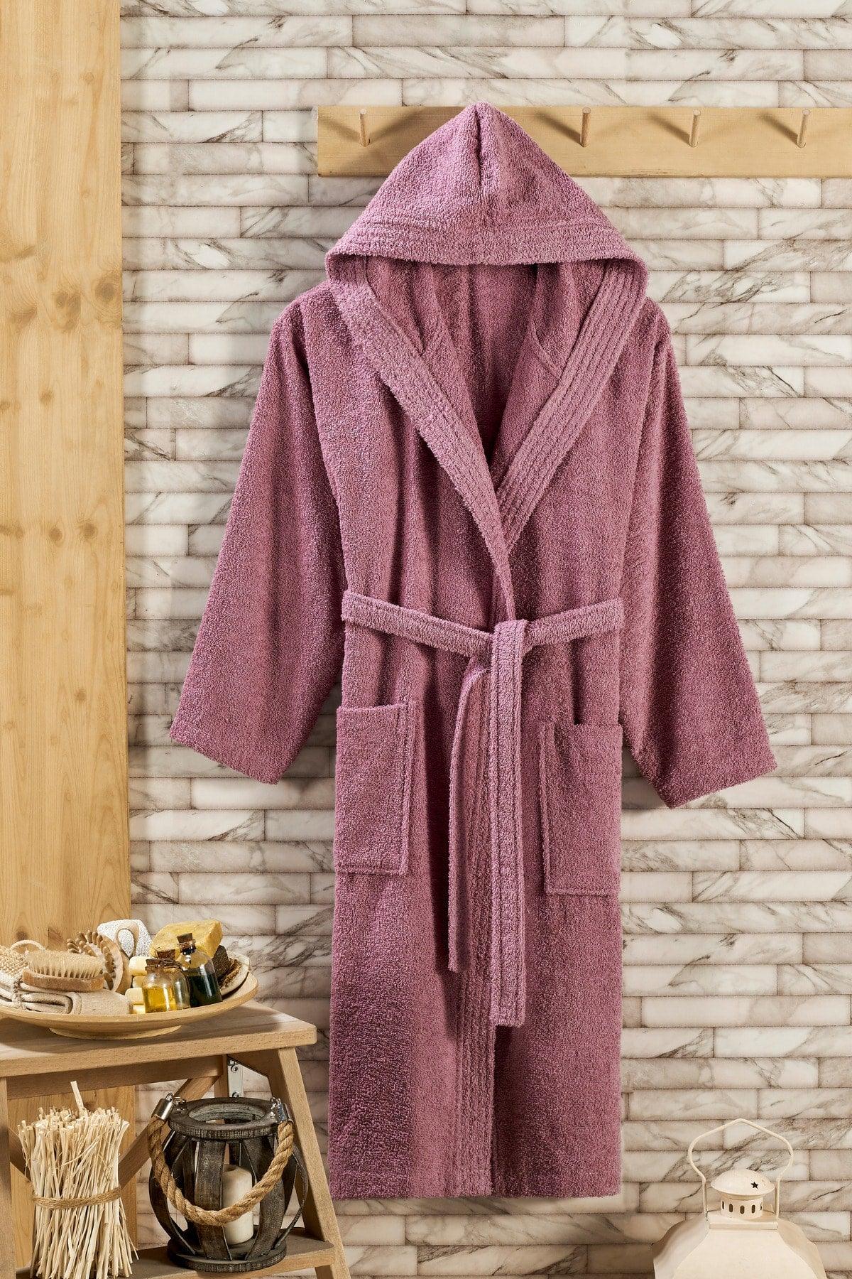 Hooded Bathrobe 100% Cotton - Swordslife