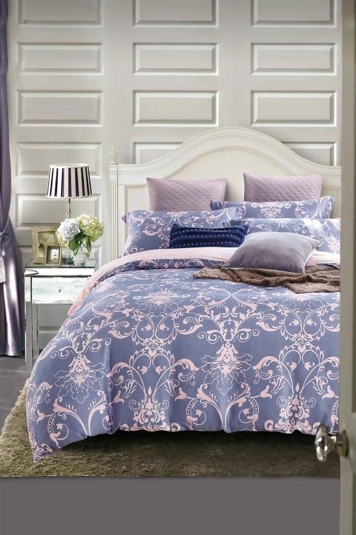 Double Sided Double Duvet Cover Set With Elastic Sheet - Swordslife