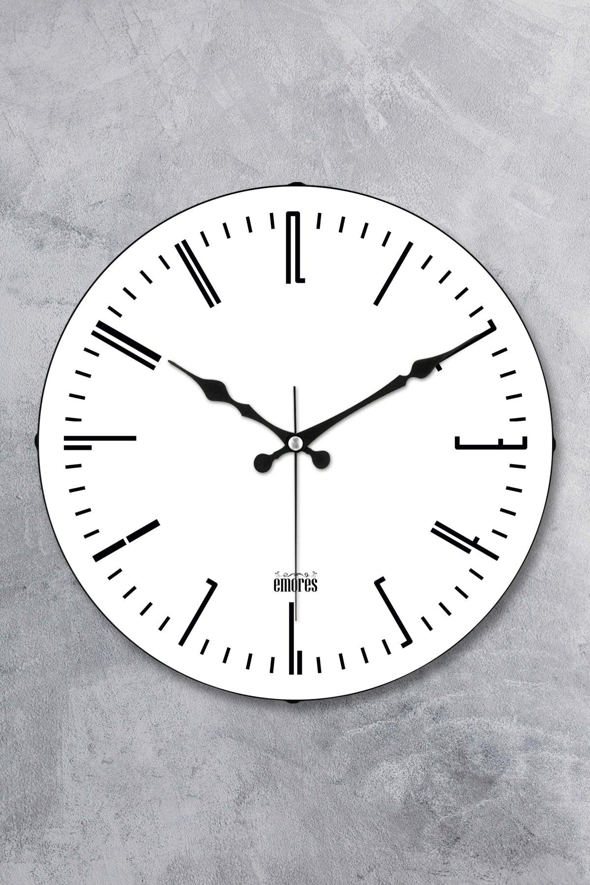 36 cm Decorative Real Glass Camber Silent Mechanism Wall Clock - Swordslife