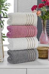 Diana Towel Set 4 pcs 800gr. 50x90cm - Swordslife