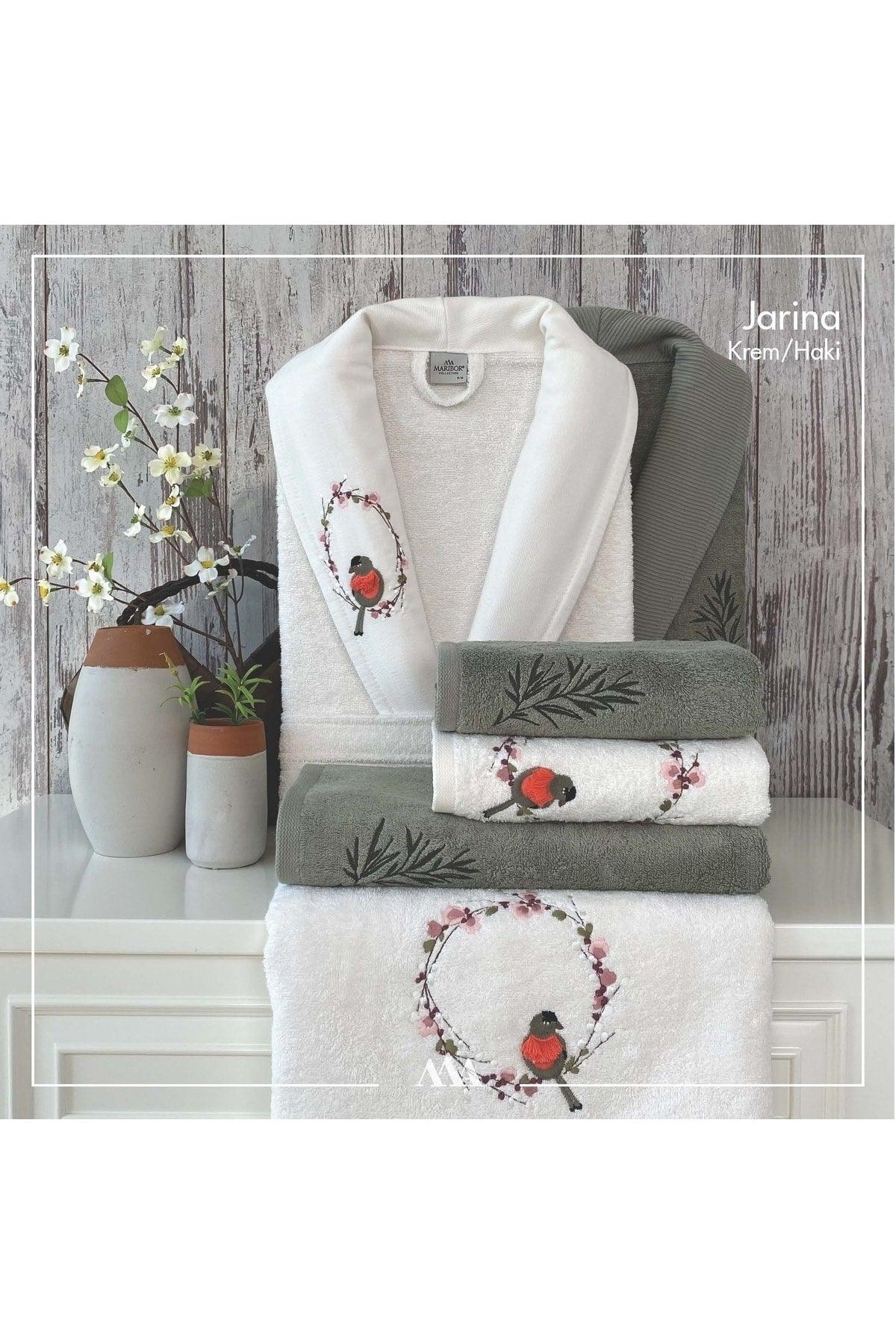 Family Bathrobe Set with 3d Embroidery (6 Pieces) - Swordslife