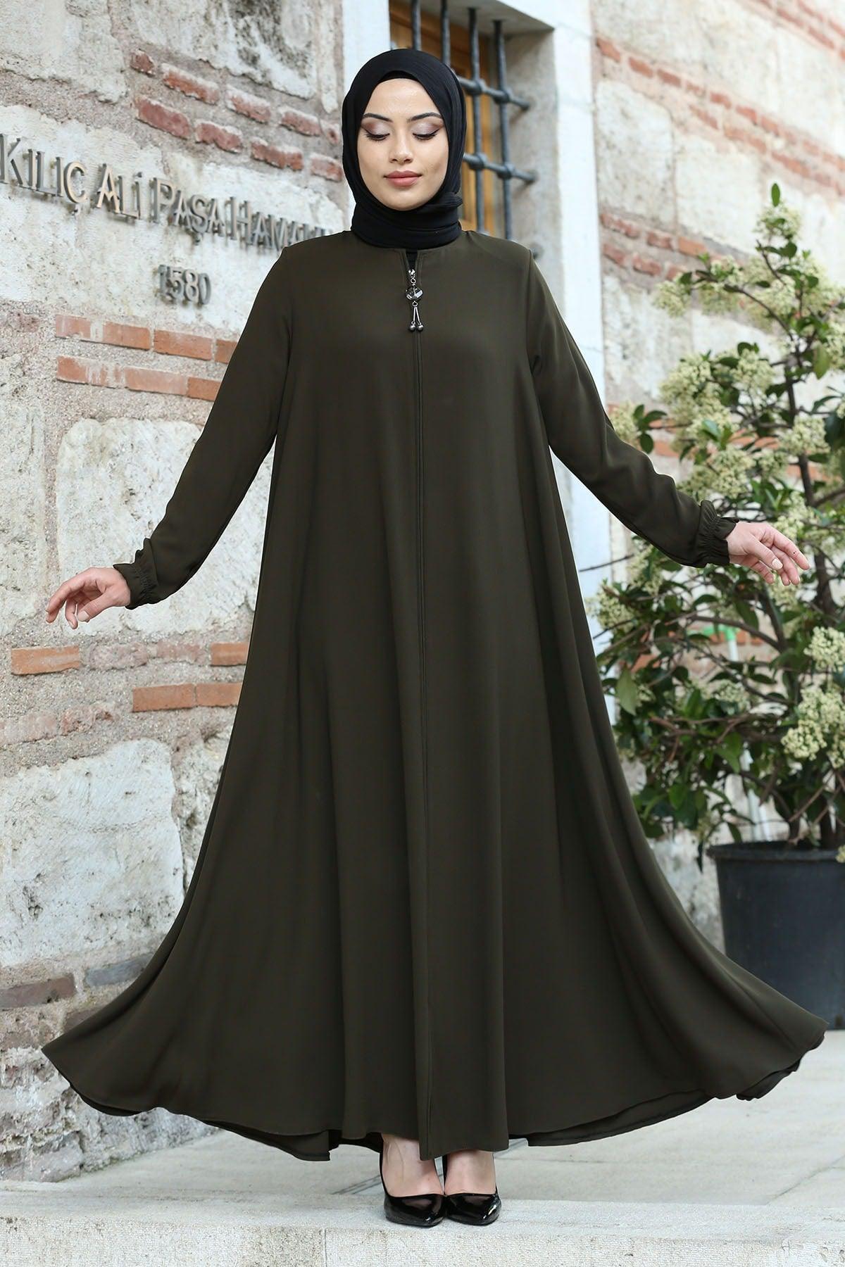 Mevlana Abaya Khaki (GREEN) - Swordslife