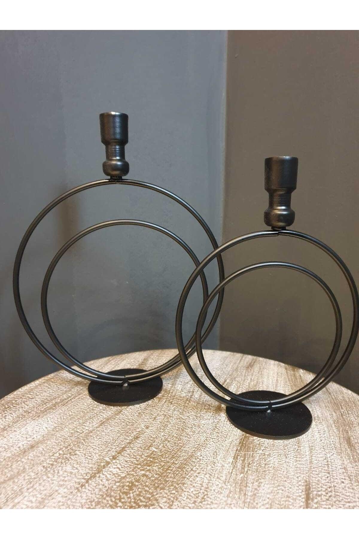 Alvina Complete Black Double ,candlestick - Swordslife