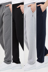 Multicolored Men's Straight Leg Comfort Fit 4-Pack of Sweatpants