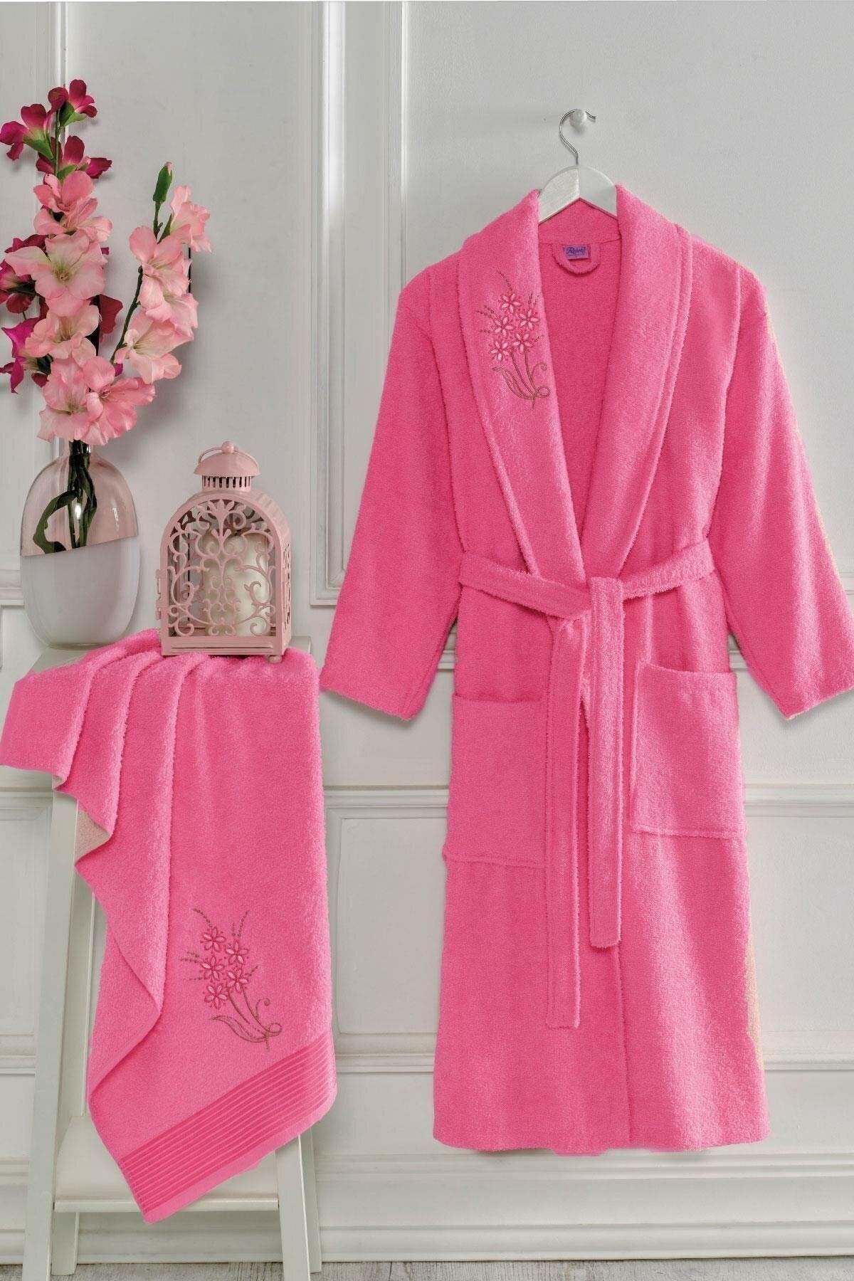 Elmira Men/women Towel Bath Robe Cotton - Swordslife