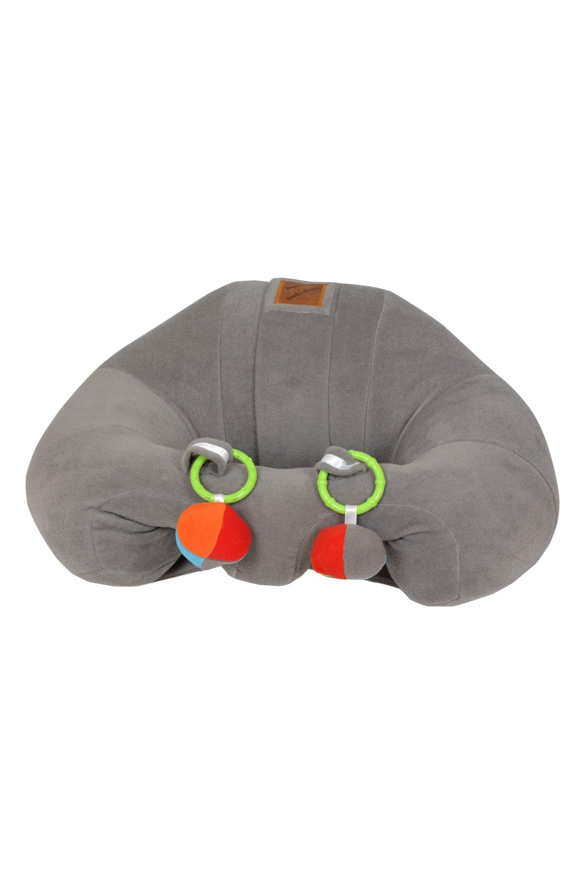 Rattle Gray Baby Sitting Support Cushion Baby Seat
