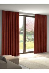 Velvet Textured Tile Color Island Backdrop Curtain Extrafor Pleated - Swordslife