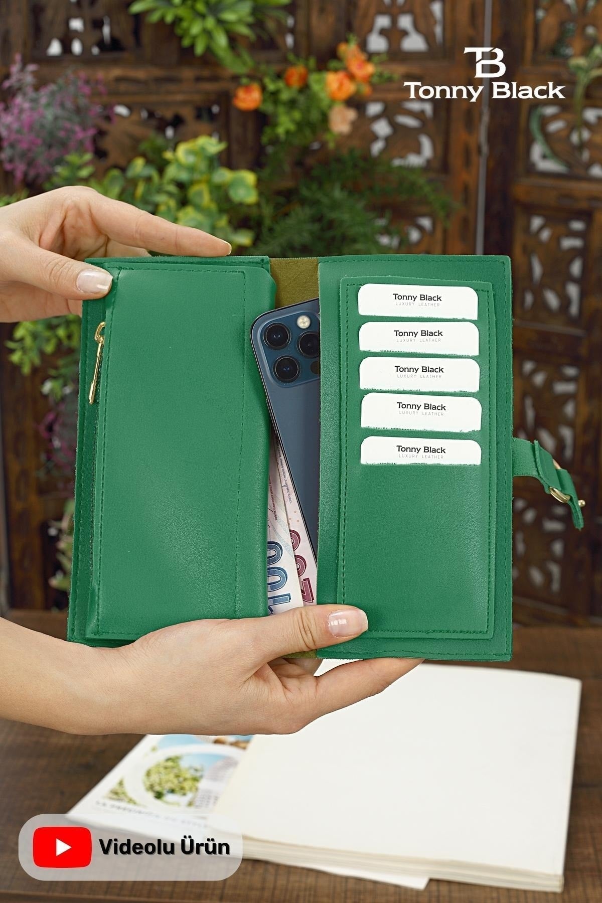 New Season Multi-Cell Phone And Coin Compartment Card Holder Phone Holder Clutch Bag Portfolio Wallet