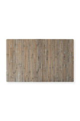 Bamboo Non-Slip Floor Mat Bathroom Door And Multi-Purpose 50x80 Cm Gray Effect - Swordslife