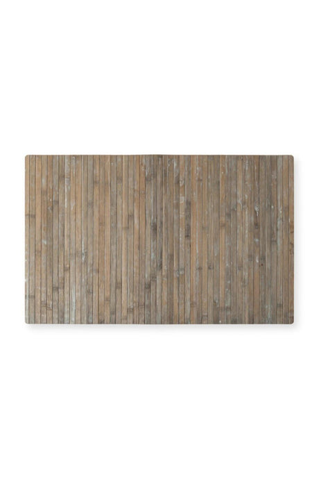 Bamboo Non-Slip Floor Mat Bathroom Door And Multi-Purpose 50x80 Cm Gray Effect - Swordslife