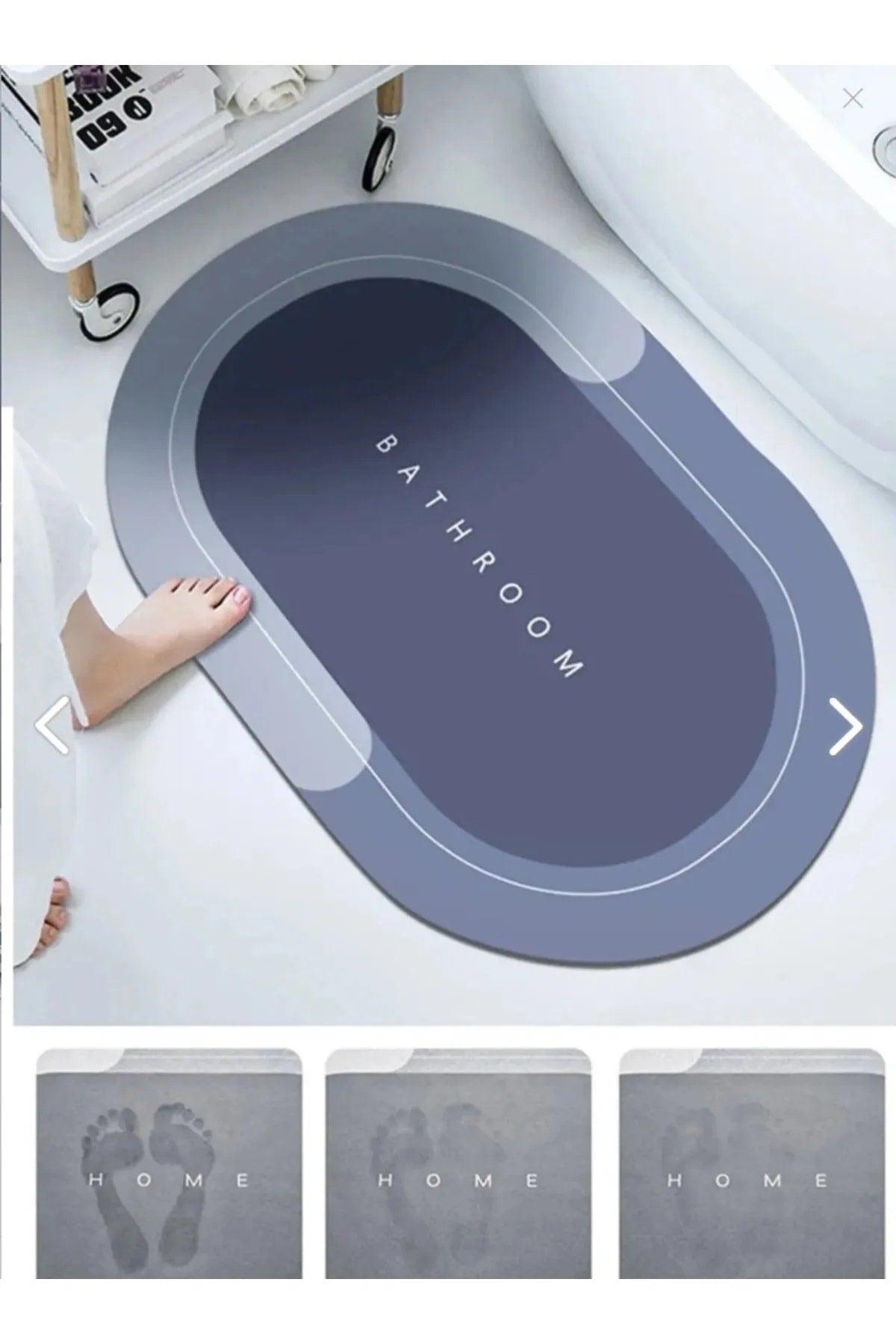 Rubber Base, Non-Slip, Fast Drying, Bathroom Sink Ablution Mat - Swordslife