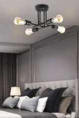 Glam 4-Piece Modern Plafonier Young Room Kitchen Bedroom Chandelier