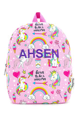 [ We Write Any Name You Want ] Princess Unicorn 0-8 Years Old Kids Backpack, Kindergarten-Nursery Bag