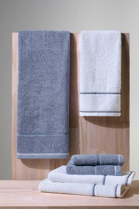 Profundo Set Sky - Extra Soft, Modern 100% Cotton 50x90 - 70x140cm. Bath Towel Set - Swordslife