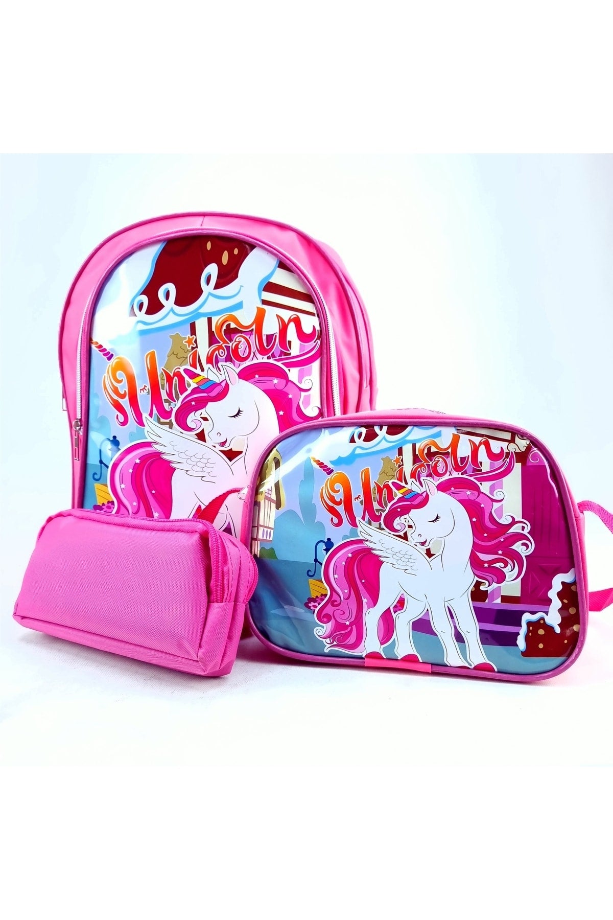 Girl Child Picture Primary School Secondary School Student School Bag Lunch Bag