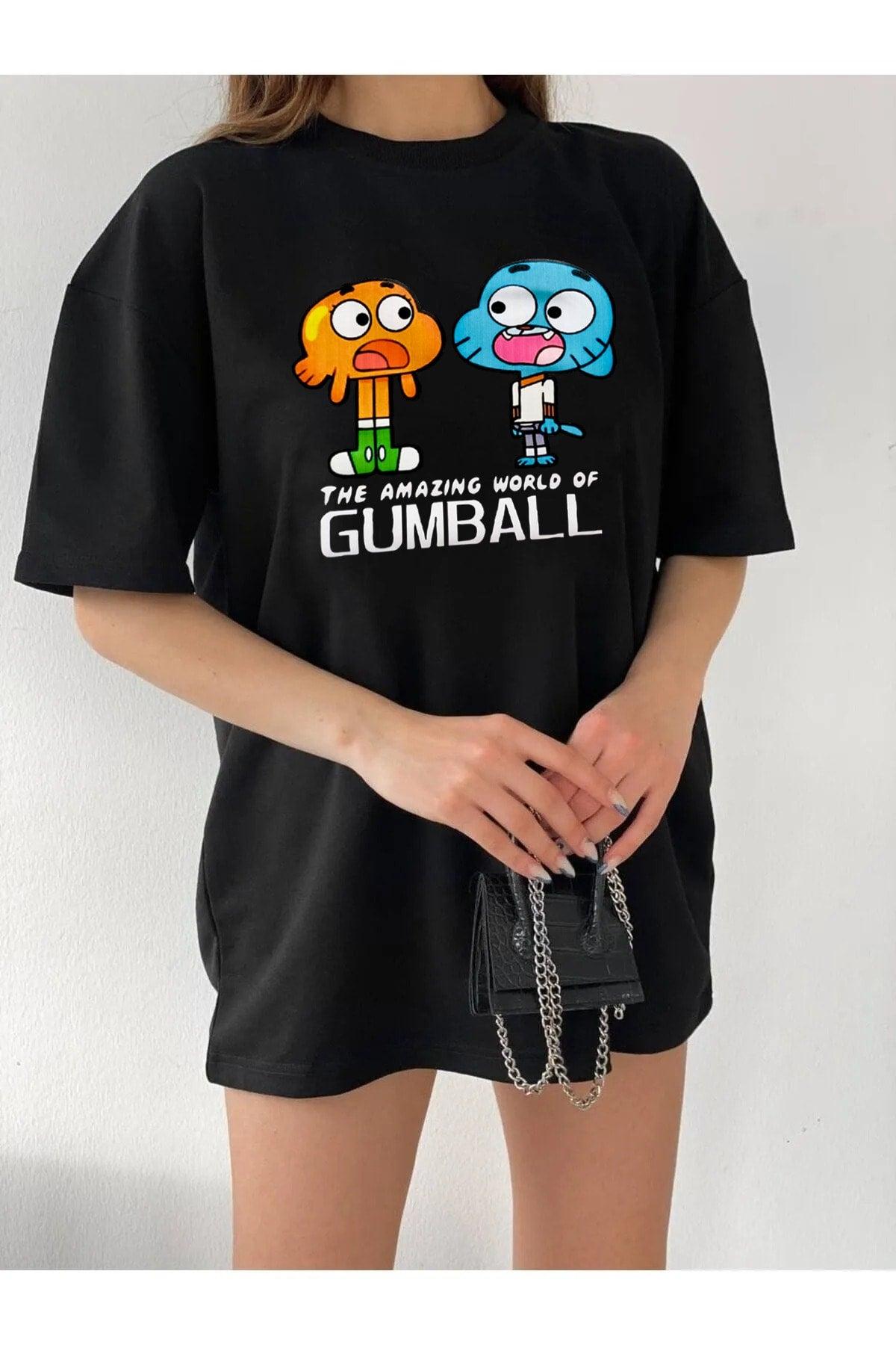 Unisex Oversize Gumball Printed T-shirt - Swordslife