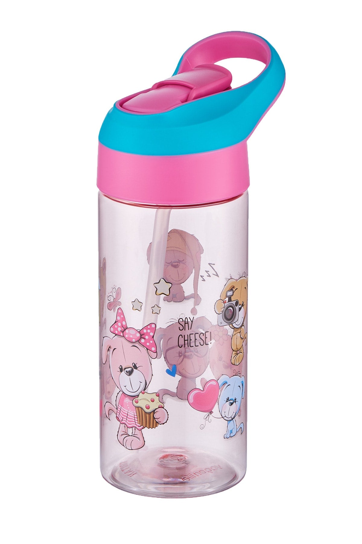 500ml Tritan Thick Children's School Water Bottle with Straw