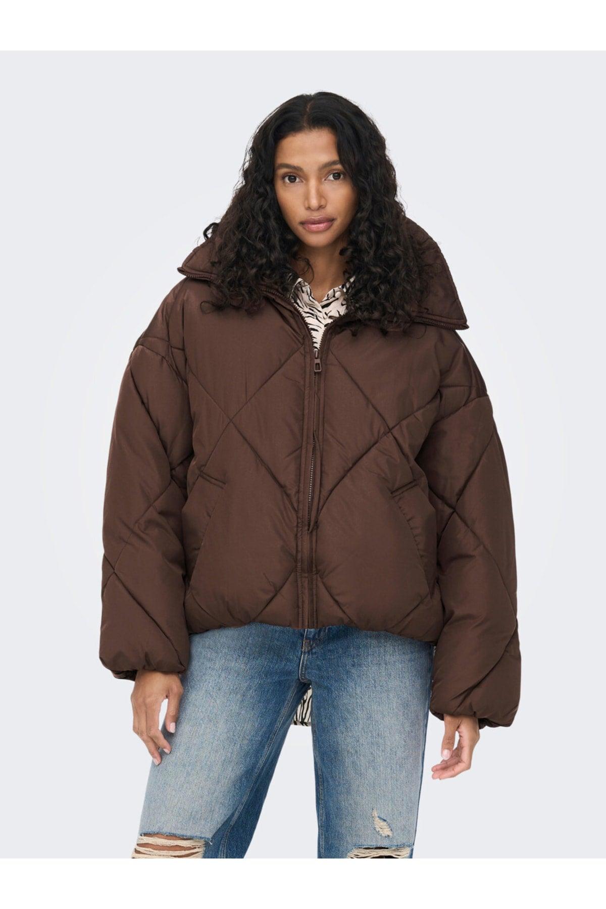 Brown Women's Coat 15242558 - Swordslife